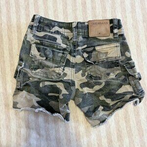True Religion Toddler Camo Shorts- 12 month
